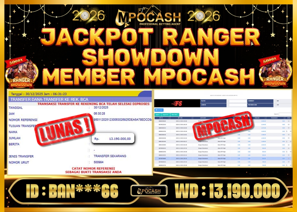 MPOCASH JACKPOT RANGER SHOWDOWN